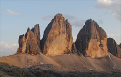 „Tre Cime“ in the Dolomites